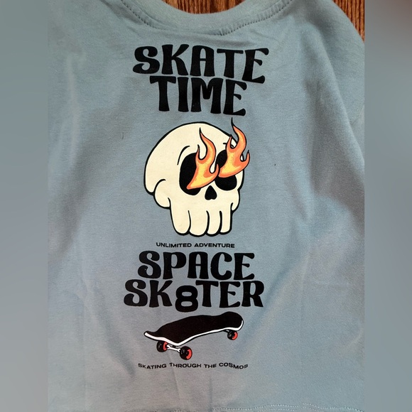 NEW Zara Skateboarding Tee Sz 2 - Picture 4 of 8